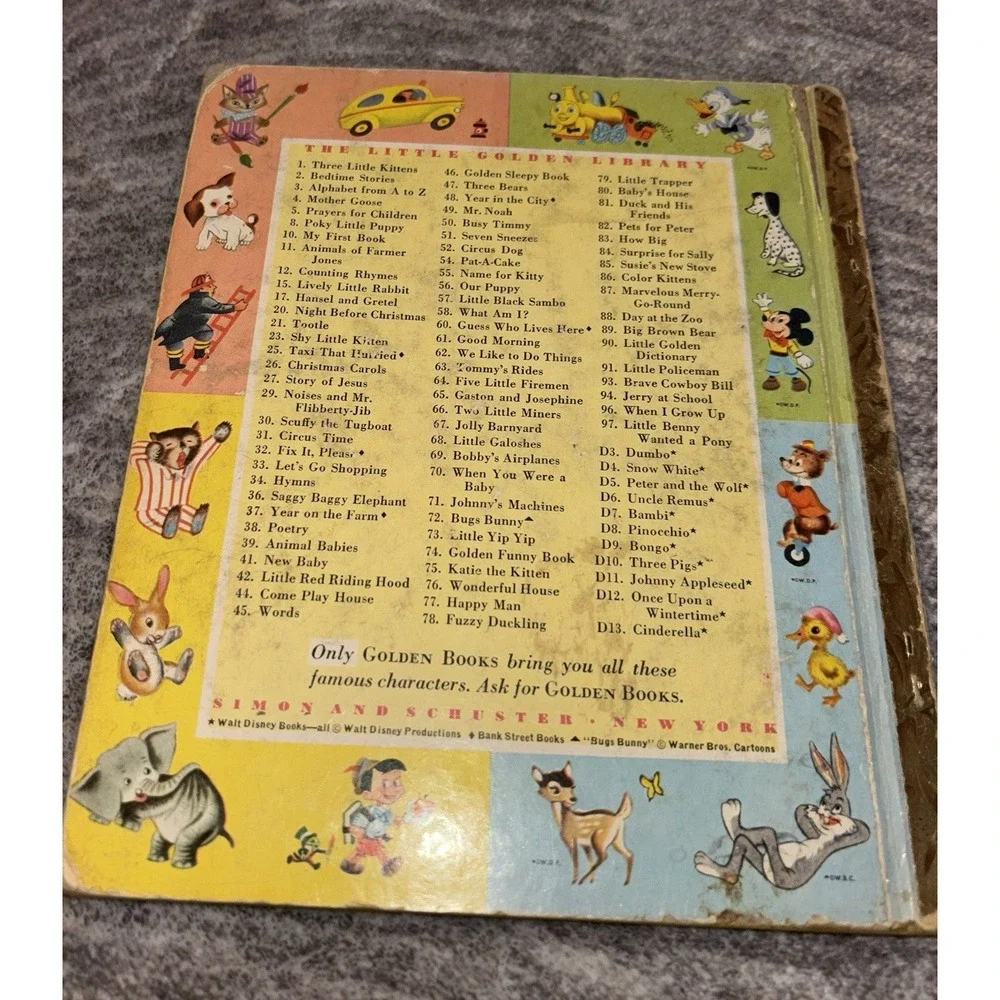 LITTLE GOLDEN BOOK MARVELOUS MERRY GO ROUND JANE WERNER 1950